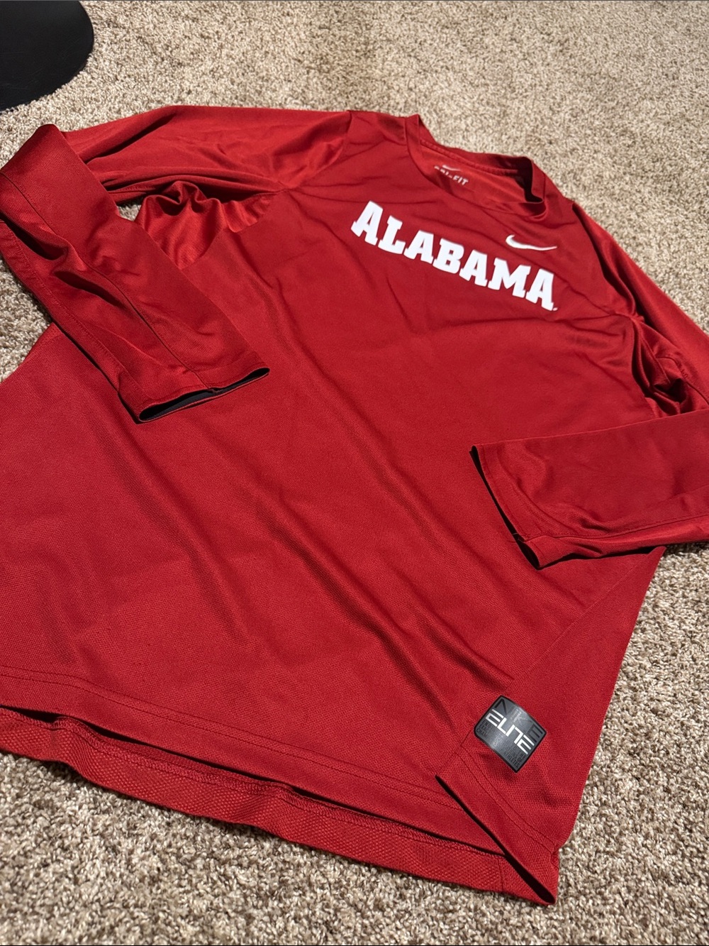 Nike Elite Alabama long sleeve Dri-Fit tee (XL)